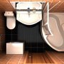 Дизайн маленькой ванной комнаты площадью 3 кв. метра