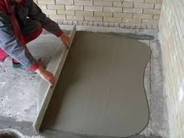 монтаж бетонной стяжки
